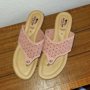 Spring Step Women's Tiffany Light Pink Sandal Size 40/9